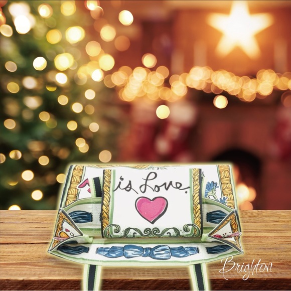 🆕 BRIGHTON “Love Is In The Air” Canvas Tote - Picture 4 of 8